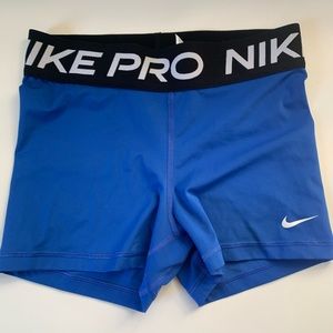 blue nike pros